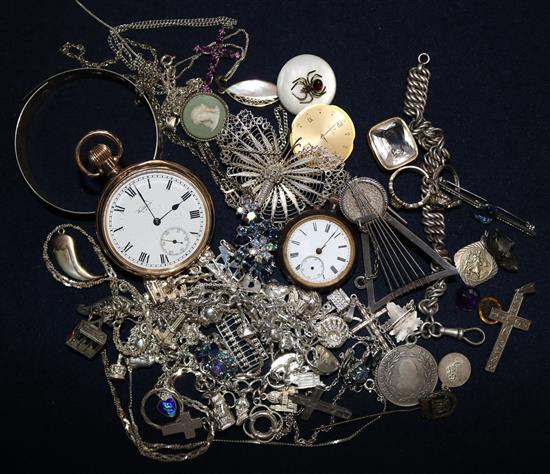 Mixed jewellery & watches.